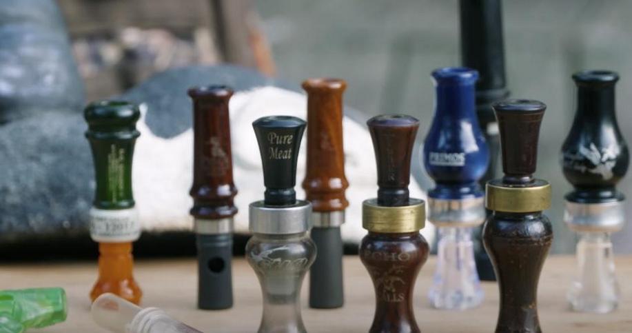 Variety of duck call tools